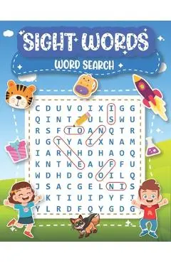 Sight Words Word Search: for Kids High Frequency - 100 Word Search Puzzles for Kids - Large Size 8.5x11 - Mahdi Sissi Press