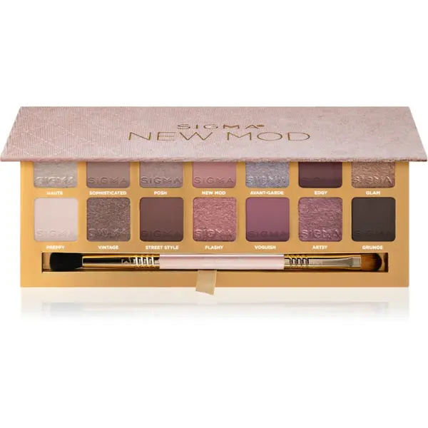Sigma Beauty New Mod Eyeshadow Palette paleta farduri de ochi cu aplicator 208.2 g