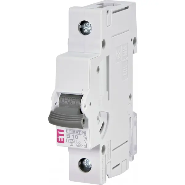 Siguranta automata 1P 10A, 6kA, curba B Eti 001900008