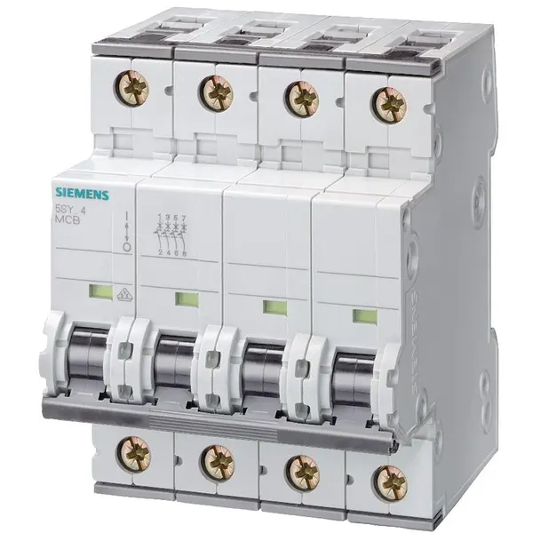 Siguranta automata 4P 10A 6kA curba C Siemens 5SY6410-7