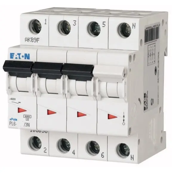 Siguranta automata 4P (3P+N) 16A Eaton PL6-C16/3N Eaton 106910
