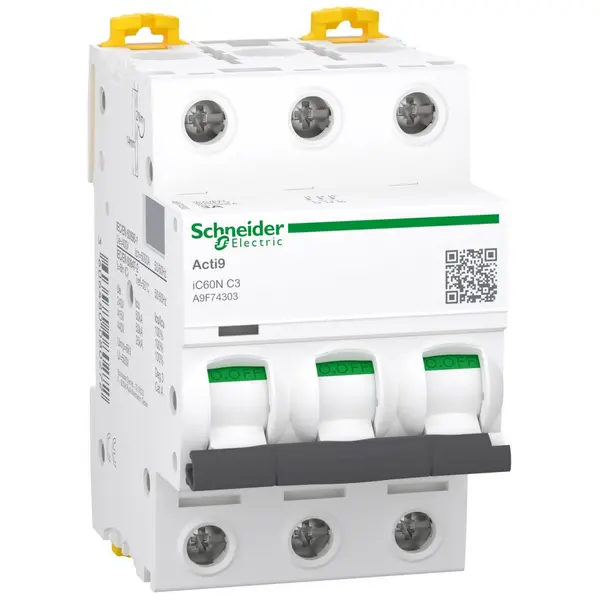 Siguranta automata Acti9 Ic60N 3P, 3A, curba C Schneider A9F74303