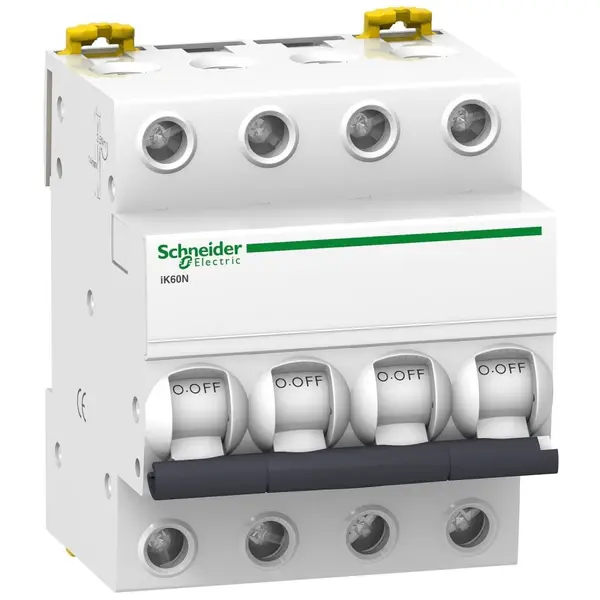 Siguranta automata Acti9 IK60N 4P, 6 A, curba B Schneider A9K23406