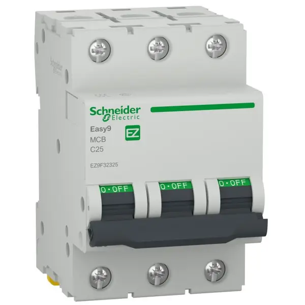 Siguranta automata Easy9 3P 25A 4500A curba C Schneider EZ9F32325