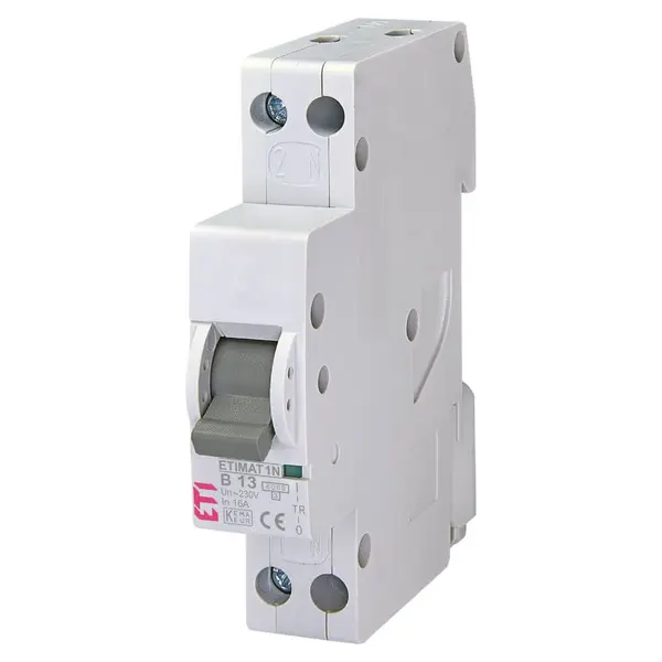 Siguranta automata ETIMAT 1N 1p+N B13 6kA - ETI 002191103