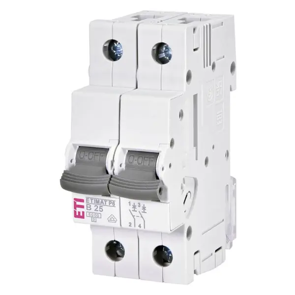 Siguranta automata ETIMAT P6 2p B25 - ETI 001900212