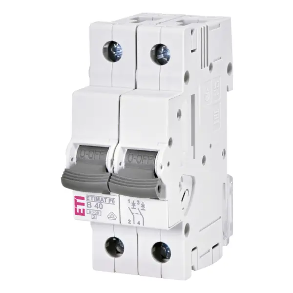 Siguranta automata ETIMAT P6 2p B40 - ETI 001900214