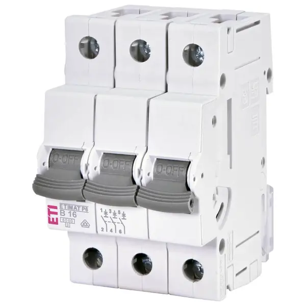 Siguranta automata ETIMAT P6 3p B16 - ETI 001900310