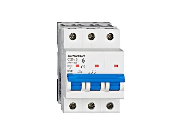 Siguranta automata tripolara C25A 6kA SCHRACK AM617325