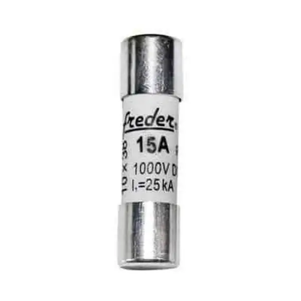 Siguranta cilindrica 1000V 15A, 10x38mm, Freder, 88-8150