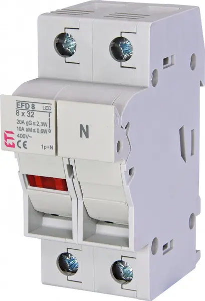 siguranta efd 8 1p+n led 002520012