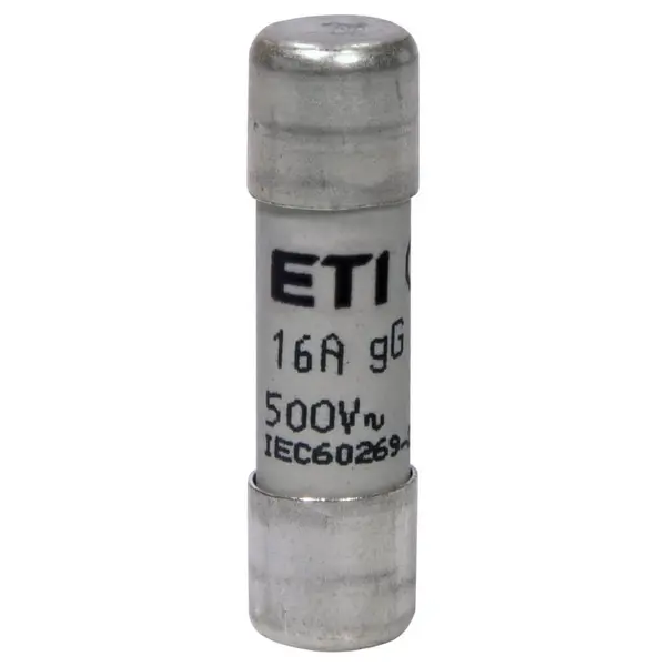 Siguranta fuzibila cilindrica CH10x38 gG 16A 500V - ETI 002651019