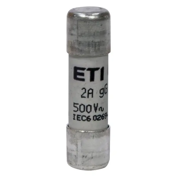 Siguranta fuzibila cilindrica CH10x38 gG 2A 500V - ETI 002651013