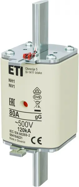 siguranta nh1 gg 80a/500v 004184221