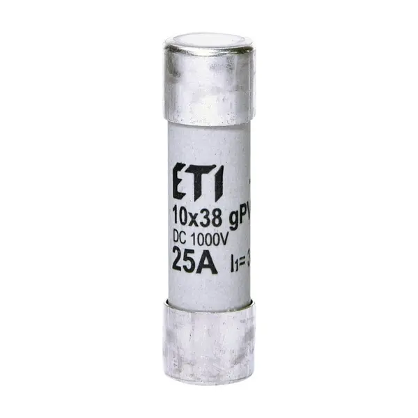 Siguranta panouri fotovoltaice CH10x38 gPV 25A 1000V DC ETI 002625139
