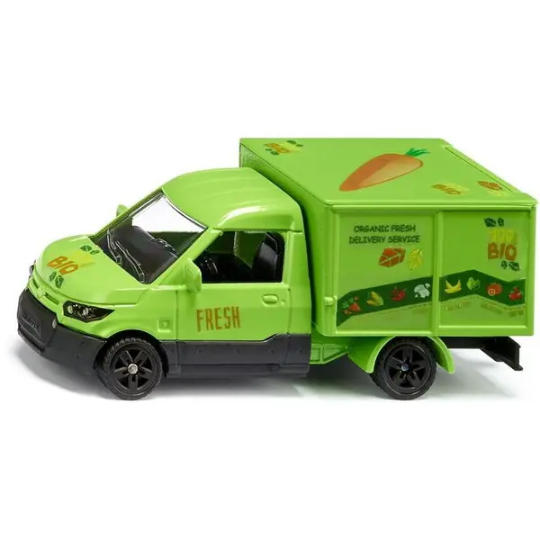 Siku Jucarie Siku Streetscooter electric de livrare BIO S1941, Scara 1:50, Metal/Plastic, Usi mobile