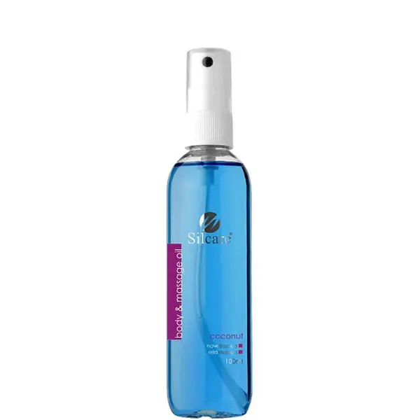 Silcare Aromatic Body and Massage Oil 100ml - Coconut Sea Blue