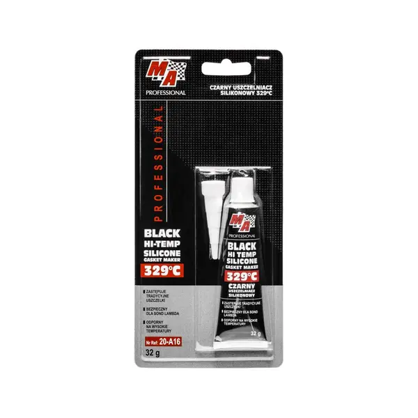 Silicon negru etansare 329°C MA PROFESSIONAL 32g