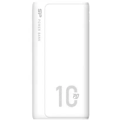Silicon power Baterie portabila Silicon Power QP15, 10000mAh, 2x USB, 1x USB-C, 1x microUSB, Alb