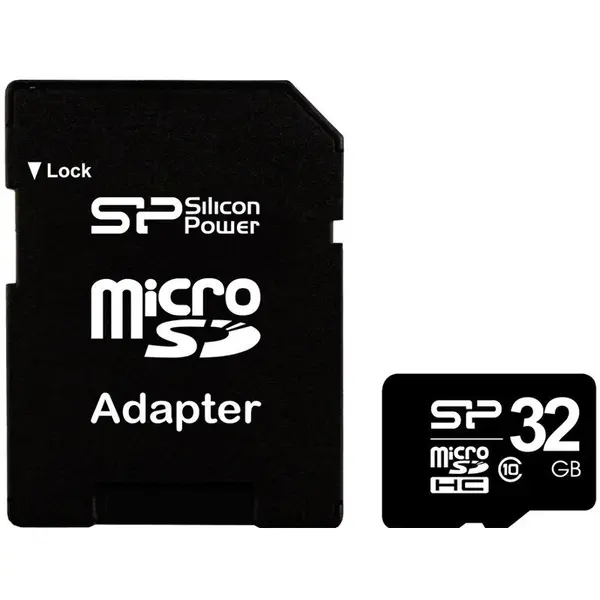 Silicon power Card memorie Silicon-Power Micro SDHC 32 GB Clasa 10 + Adaptor SD