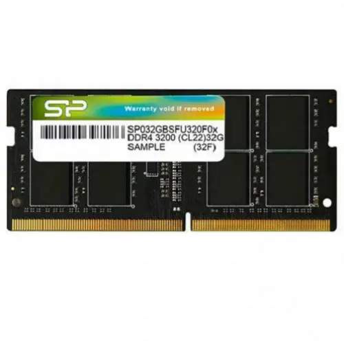 Silicon power Memorie SO-DIMM Silicon Power SP032GBSFU320X02, 32GB, DDR4-3200MHz, CL22