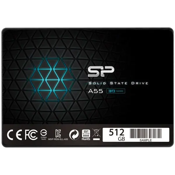 Silicon power Silicon Power Ssd Ace A55 512gb 2.5'', Sata Iii 6gb/S, 560/530 Mb/S, 3d Nand