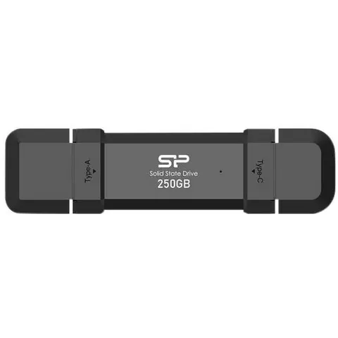 Silicon power SSD extern Silicon Power DS72, 250GB, USB-C/USB 3.2 Gen 2, Negru