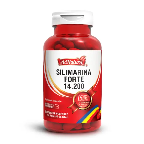 Silimarina Forte 14.200, 60 capsule, AdNatura