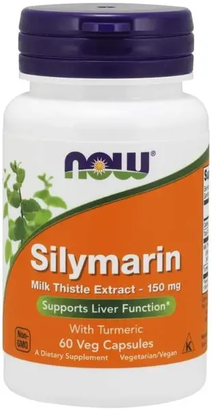 Silymarin, 150 mg, 60 capsule vegetale, Now
