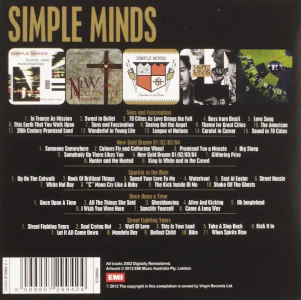 Simple Minds - 5 Album Set | Simple Minds