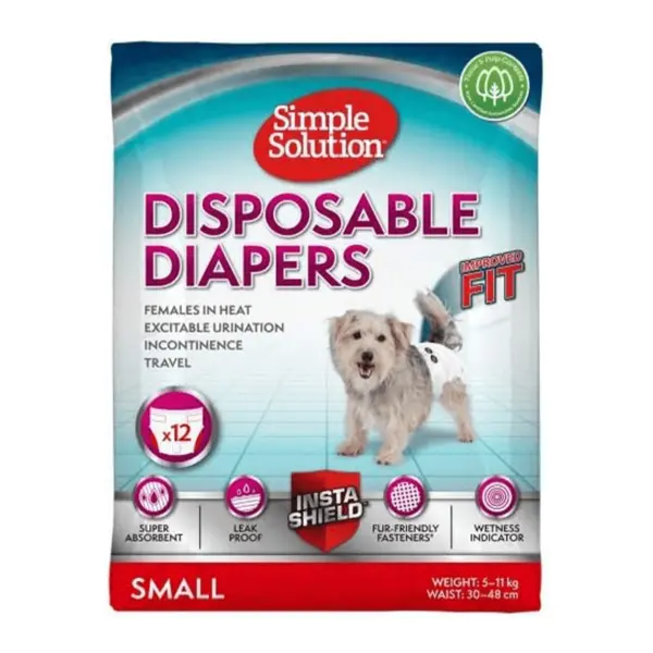 Simple Solution Scutece Caini Small 12 buc