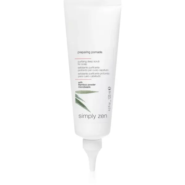 Simply Zen Preparing Pomade pasta pentru exfoliere pentru scalp 125 ml