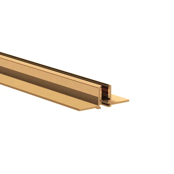 Sina magnetica incastrata ULTRA SLIM 6MM ANTIQUE BRASS - 1M