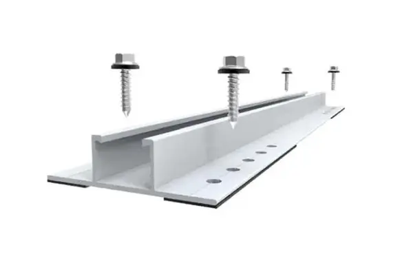 Sina montare panouri fotovoltaice, aluminiu, lungime 38.5cm, rezistenta la coroziune, Safer Minirail-38.5