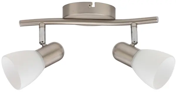 Șină spoturi Omnia - Jackie, IP20, E14, 2 x 40W, argintiu