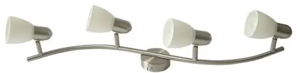 Șină spoturi Omnia - Janet, IP20, E14, 4 x 40W, argintiu
