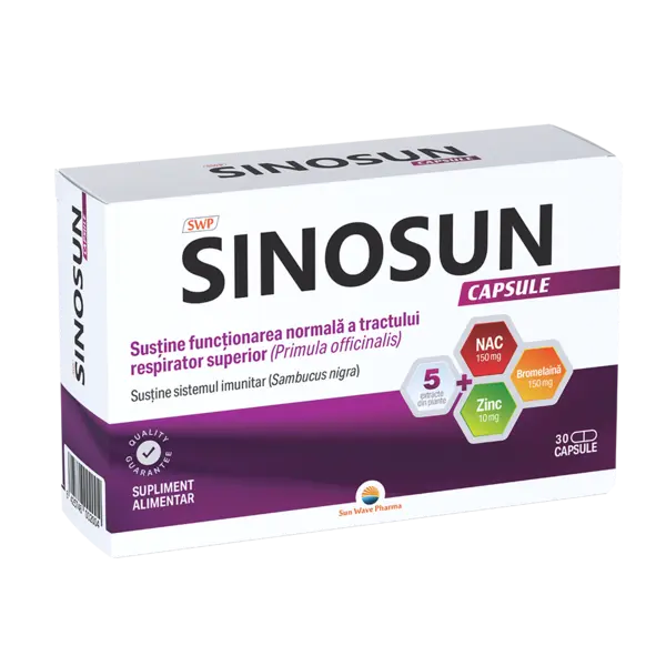 Sinosun, 30 capsule, Sun Wave Pharma