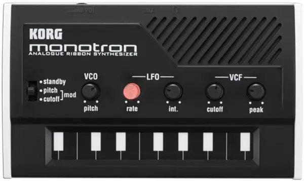 Sintetizator cu bandă Korg - Monotron, analogic, negru