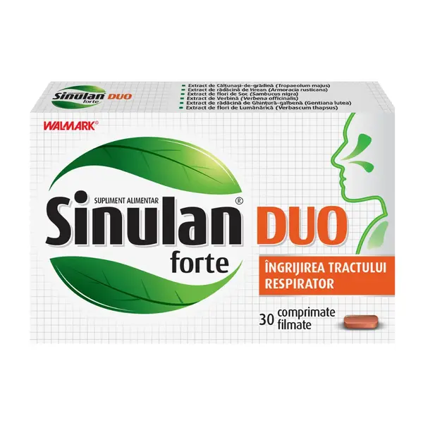 Sinulan Duo Forte, 30 tablete, Walmark
