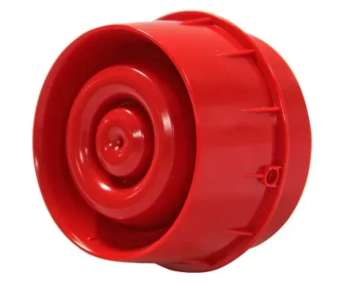 Sirena adresabila, wireless, Morley-IAS, carcasa de culoare rosie - Honeywell WSO-RR-RF