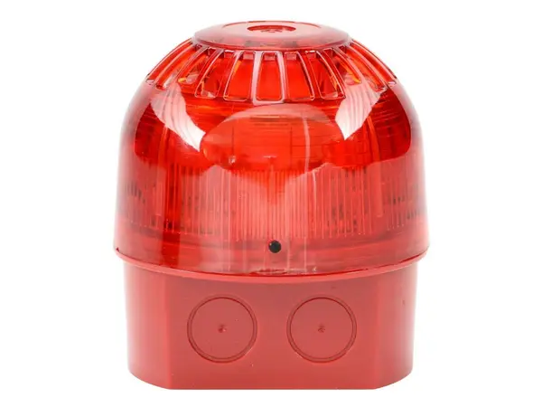 Sirena conventionala incendiu cu flash Inim IS0020RE, 94-106dB, 32 tonuri, culoare rosie, IP65, EN-54-3