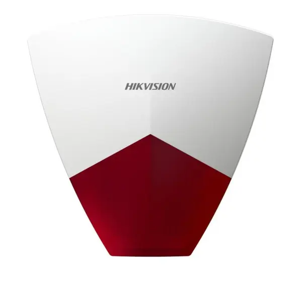 Sirena exterior cablata Hikvision DS-PS102X-R, 110 dB, flash LED, IP55, protectie anti-sabotaj