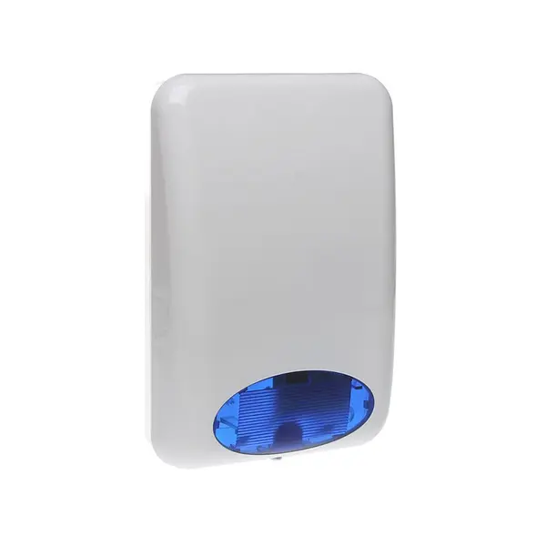 Sirena stroboscopica de exterior Satel SPL-5010 BL, sirena, 120 dB, LED, tamper, albastra
