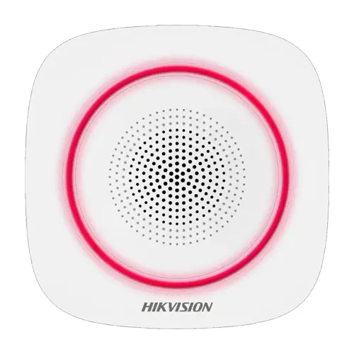 Sirena wireless AX PRO de interior cu led rosu, 868Mhz - HIKVISION DS-PS1-I-WE-R