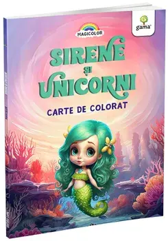Sirene si unicorni. Carte de colorat/***