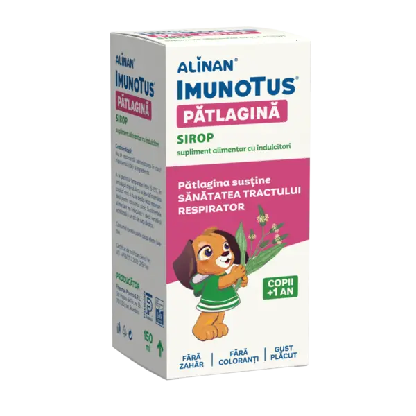 Sirop Alinan Imunotus cu Patlagina, 150ml, Fiterman