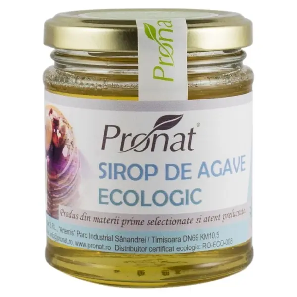Sirop BIO de Agave, Pronat, 220 g