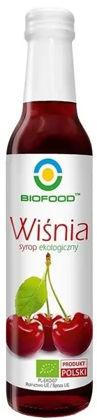 Sirop bio de cireșe, 250 ml, Biofood