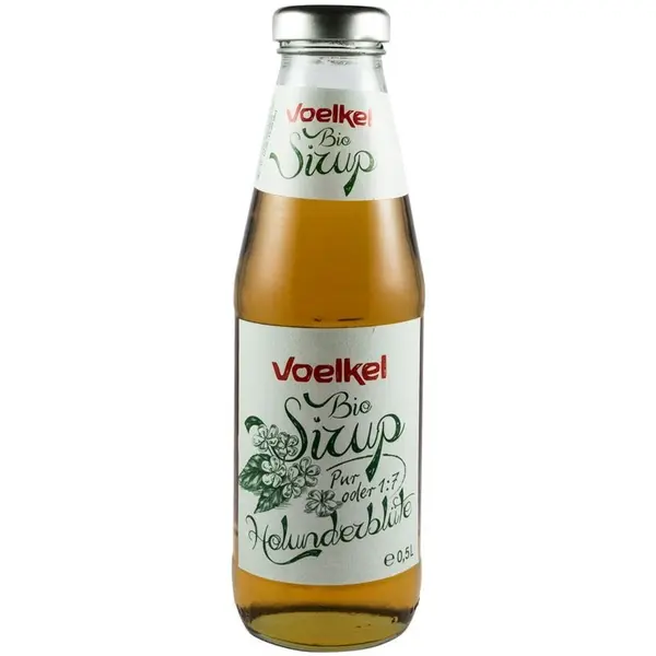 Sirop Bio din Flori de Soc, 0.5 l Voelkel
