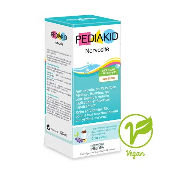 Sirop coacaze negre nervozitatea la copii Nervosite, 125 ml, Pediakid